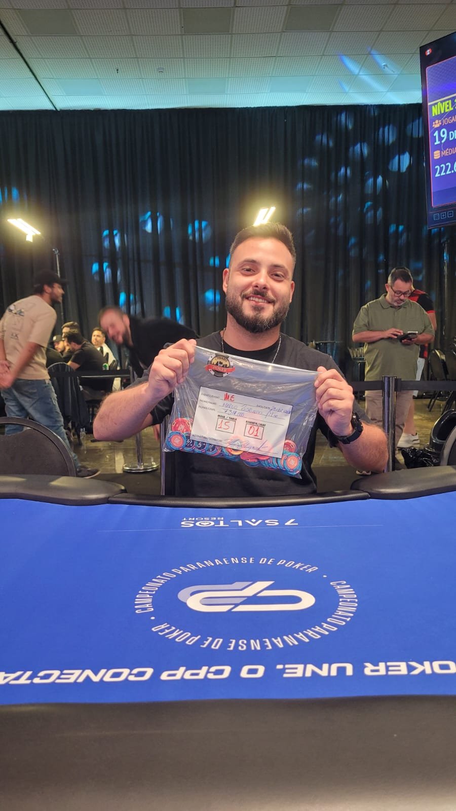 CHIP COUNT DO MAIN EVENT COM 84 CLASSIFICADOS