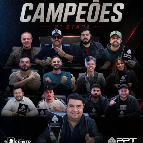 CAMPEÕES DA 2ª ETAPA DO PARANÁ POKER TOUR